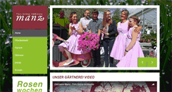 Desktop Screenshot of manz-gaertnerei.de